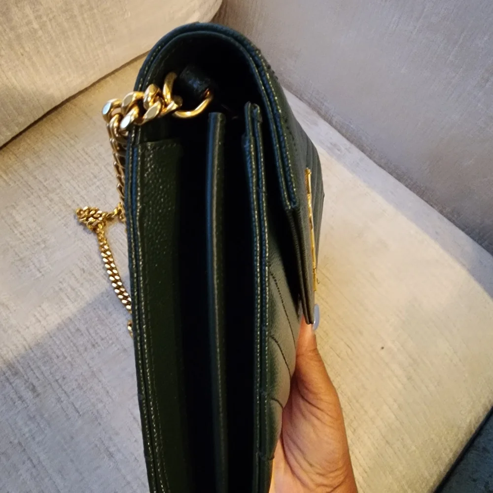 ‼️SOLD‼️YSL Cassandra Wallet on Chain - Picture 5 of 10